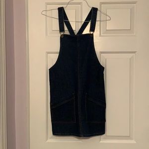 jean overall dress